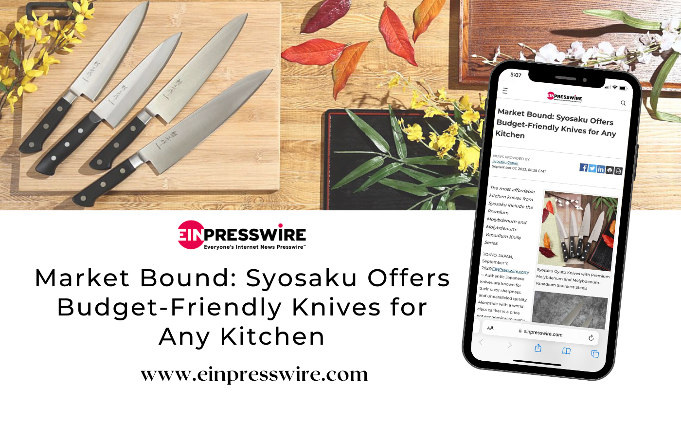 Market Bound: Syosaku Offers Budget-Friendly Knives for Any Kitchen