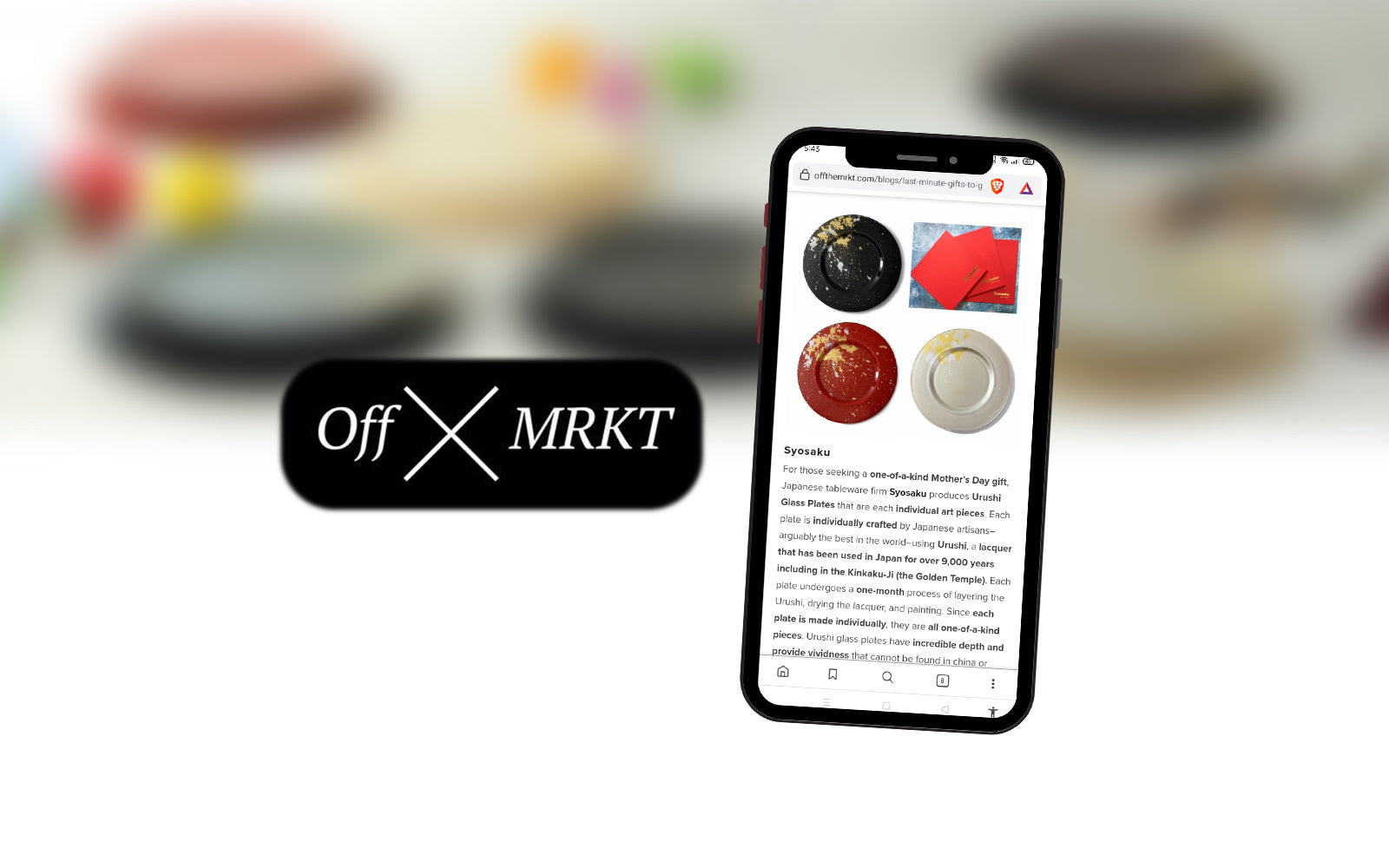 Syosaku-Japan was Featured in Off the Mrkt