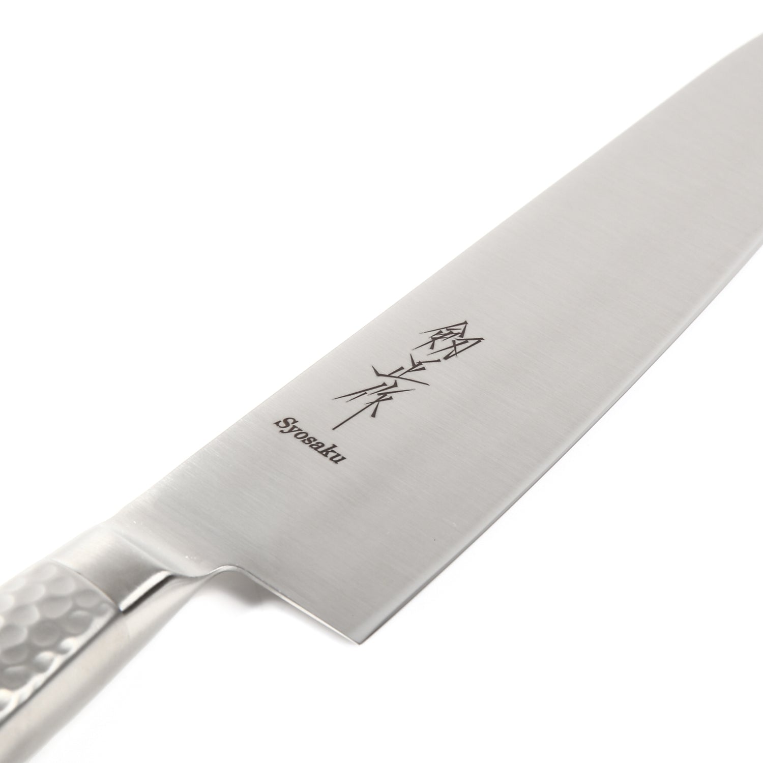 Syosaku Japanese Chef Knife INOX AUS-8A Stainless Steel Integrated Handle, Gyuto 8.3-inch (210mm)