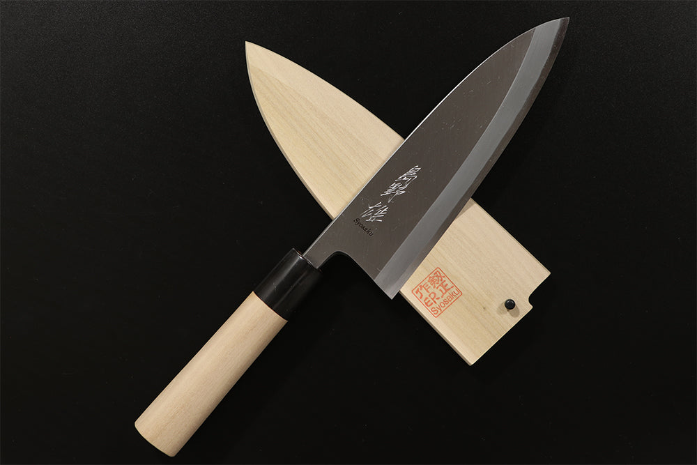 2024-10-15 Shiroko Deba 7-inch (180mm) Knife for Chef Yuu Shimano