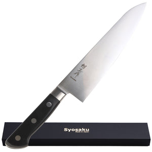 Syosaku Japanese Best Sharp Kitchen Chef Knife Premium Molybdenum Stainless Steel, Gyuto 8.3-inch (210mm) - Syosaku-Japan