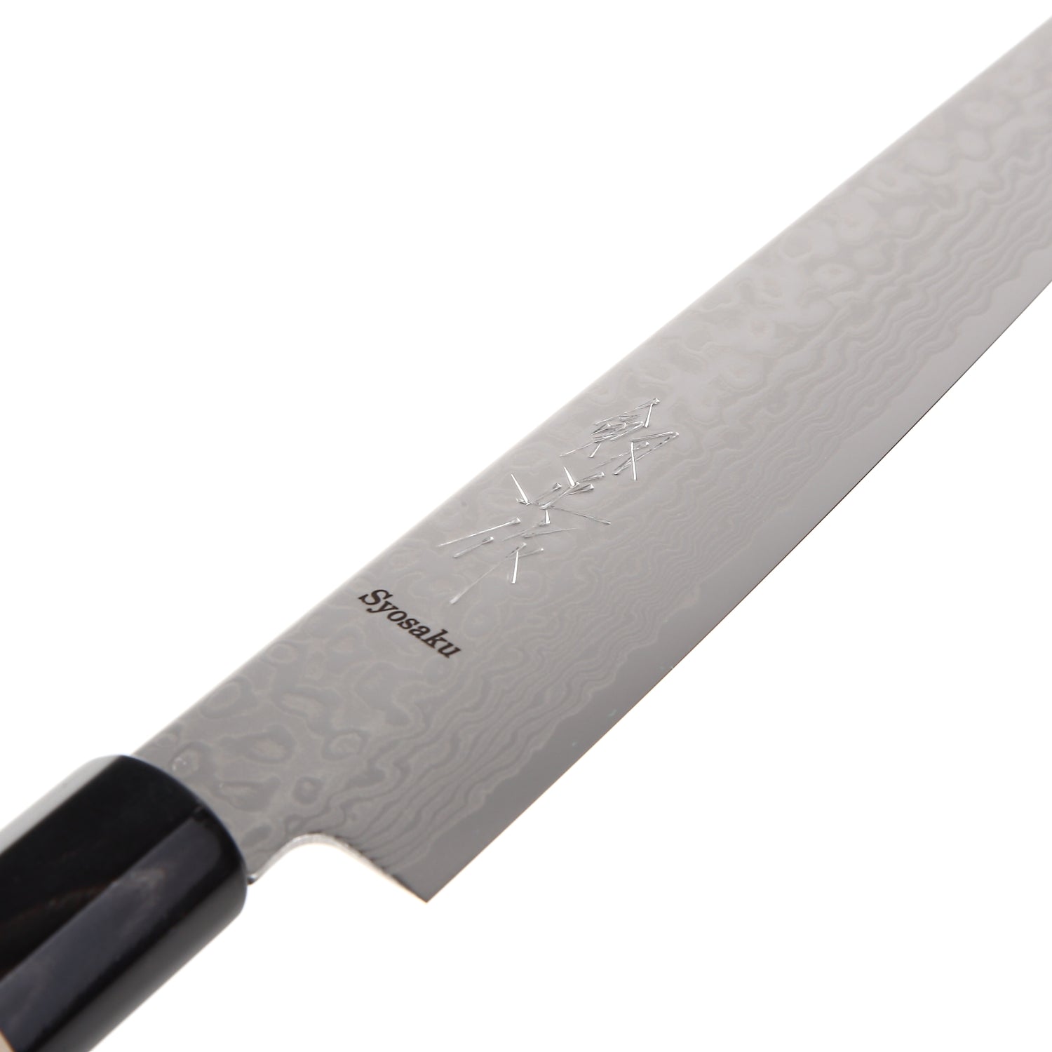 Syosaku Japanese Sujihiki Knife Damascus ZA18 69 Layer Octagonal Magnolia Wood Handle, Slicer 9.5-inch (240mm)