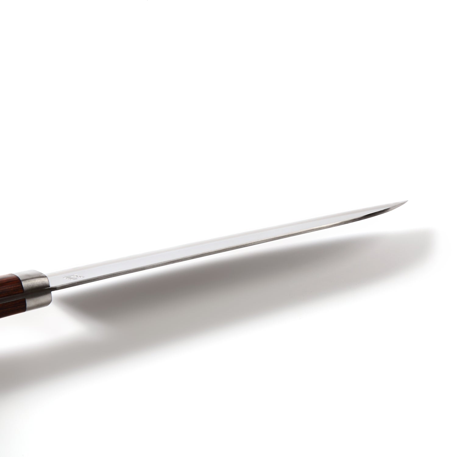 Syosaku Japanese Multi-Purpose Chef Knife VG-1 Gold Stainless Steel Mahogany Handle, Santoku 6.5-inch (165mm)
