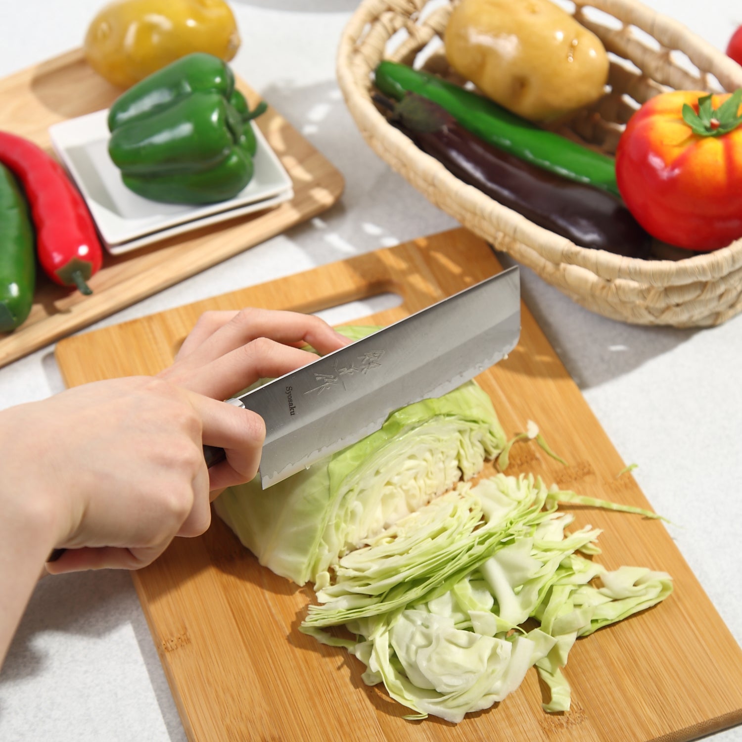 Buy a 6 Japanese Nakiri Vegetable Knife for Those Fine Slices