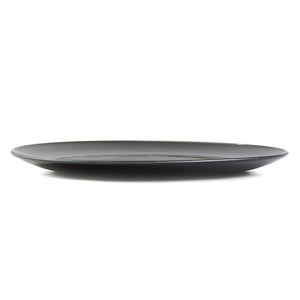 Syosaku Japanese Urushi Glass Flat Dinner Plate 11-inch (28cm) Gradation Green, Dishwasher Safe - Syosaku-Japan