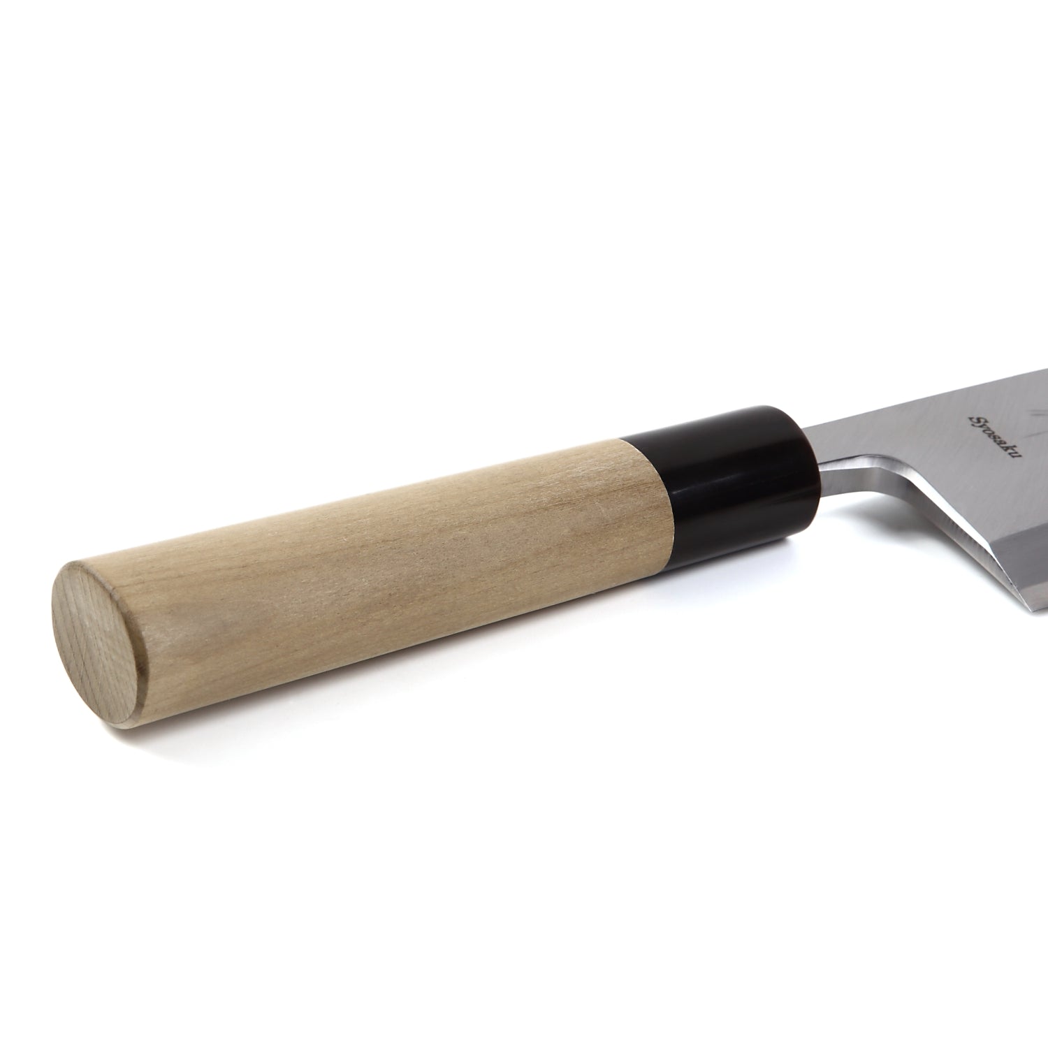 Syosaku Japanese Sushi Sashimi Chef Knife Kigami(Yellow Steel)-No.2 D-Shape Magnolia Wood Handle, Yanagiba 10.5-inch (270mm)