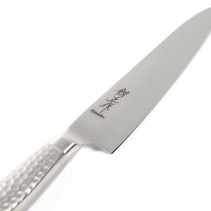 Syosaku Japanese Petty Best Sharp Kitchen Chef Knife INOX AUS-8A Stainless Steel Integrated Handle, 6-inch (150mm) - Syosaku-Japan