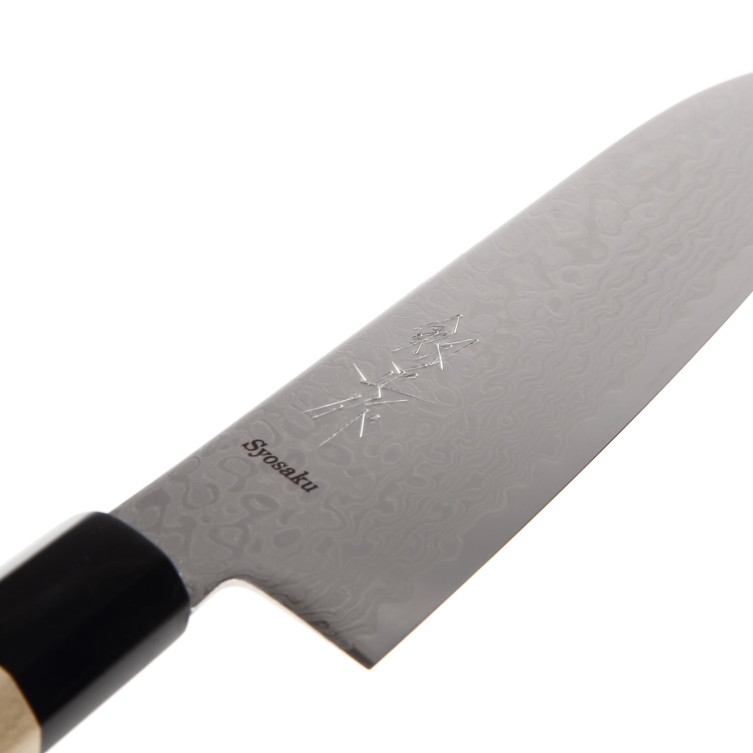 Syosaku Japanese Multi Purpose Best Sharp Kitchen Chef Knife Damascus ZA18 69 Layer Octagonal Magnolia Wood Handle, Santoku 7-inch (180mm) - Syosaku-Japan