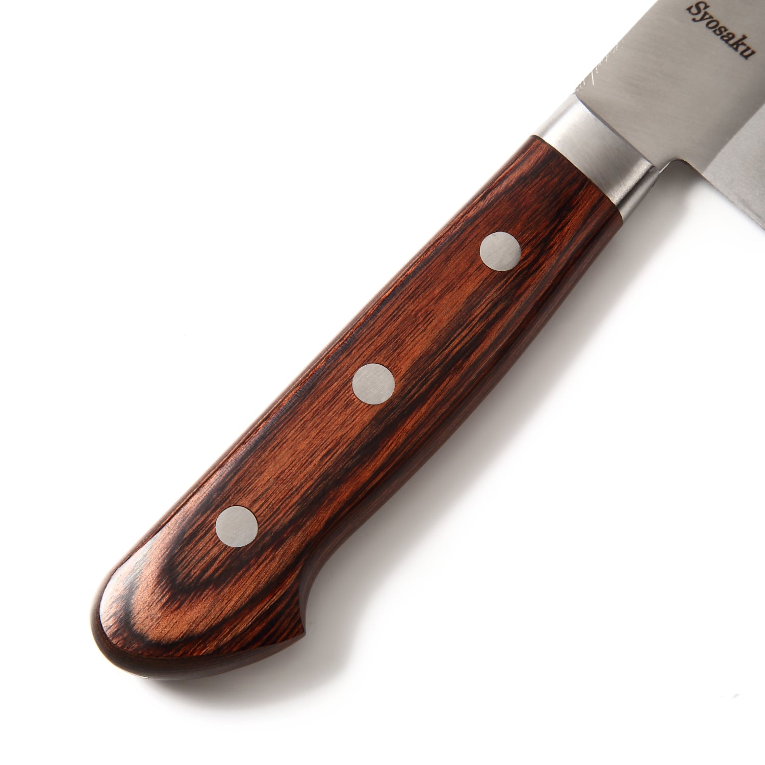 Syosaku Japanese Vegetable Knife Hammered Damascus VG-10 46 Layer Octagonal Magnolia Wood Handle, Nakiri 6.3-Inch (160mm)