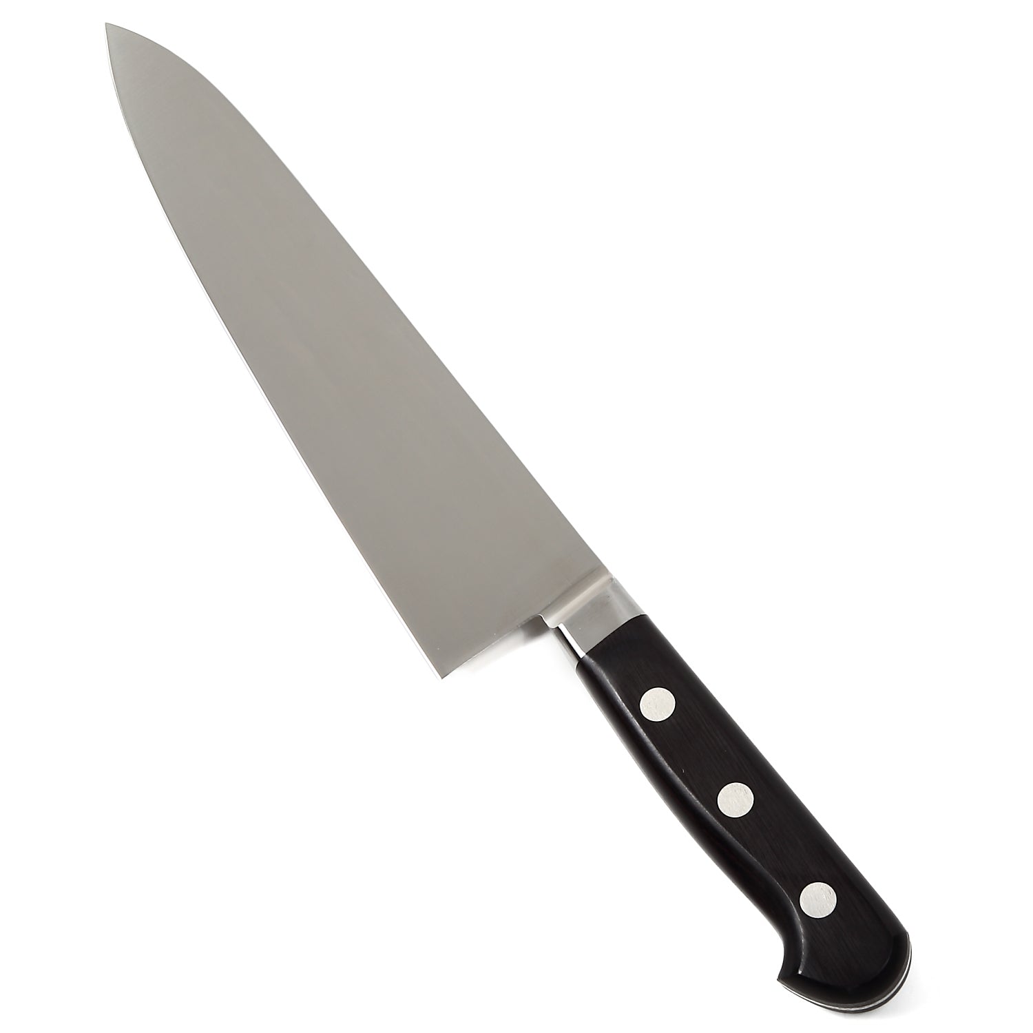 Syosaku Japanese Best Sharp Kitchen Chef Knife INOX AUS-8A Stainless Steel Black Pakkawood Handle, Gyuto 8.3-inch (210mm) - Syosaku-Japan