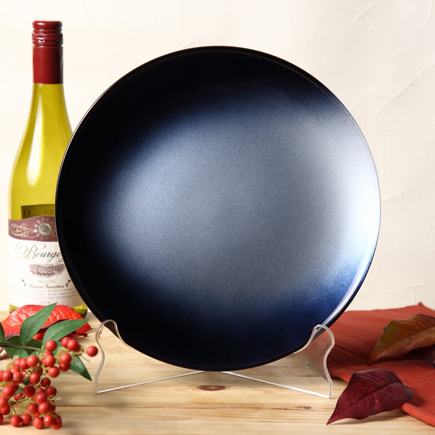 Syosaku-Japan Urushi Glass Plates in Gradation Colors