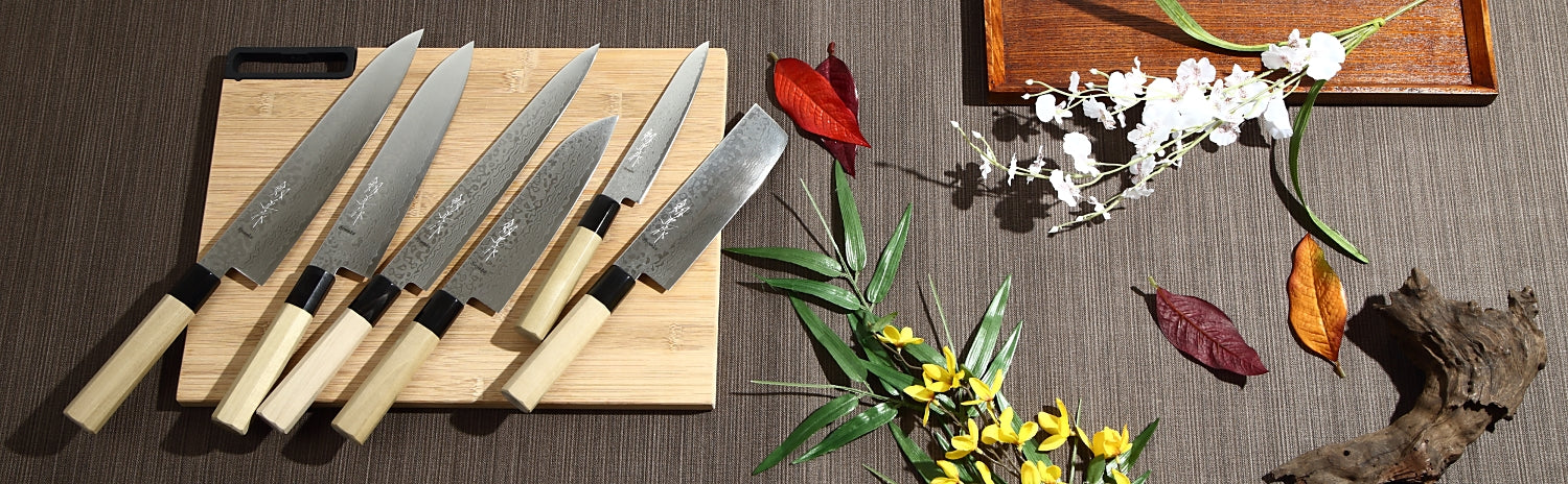 Japanese Damascus Chef Knives, Japanese Vegetable Cleaver