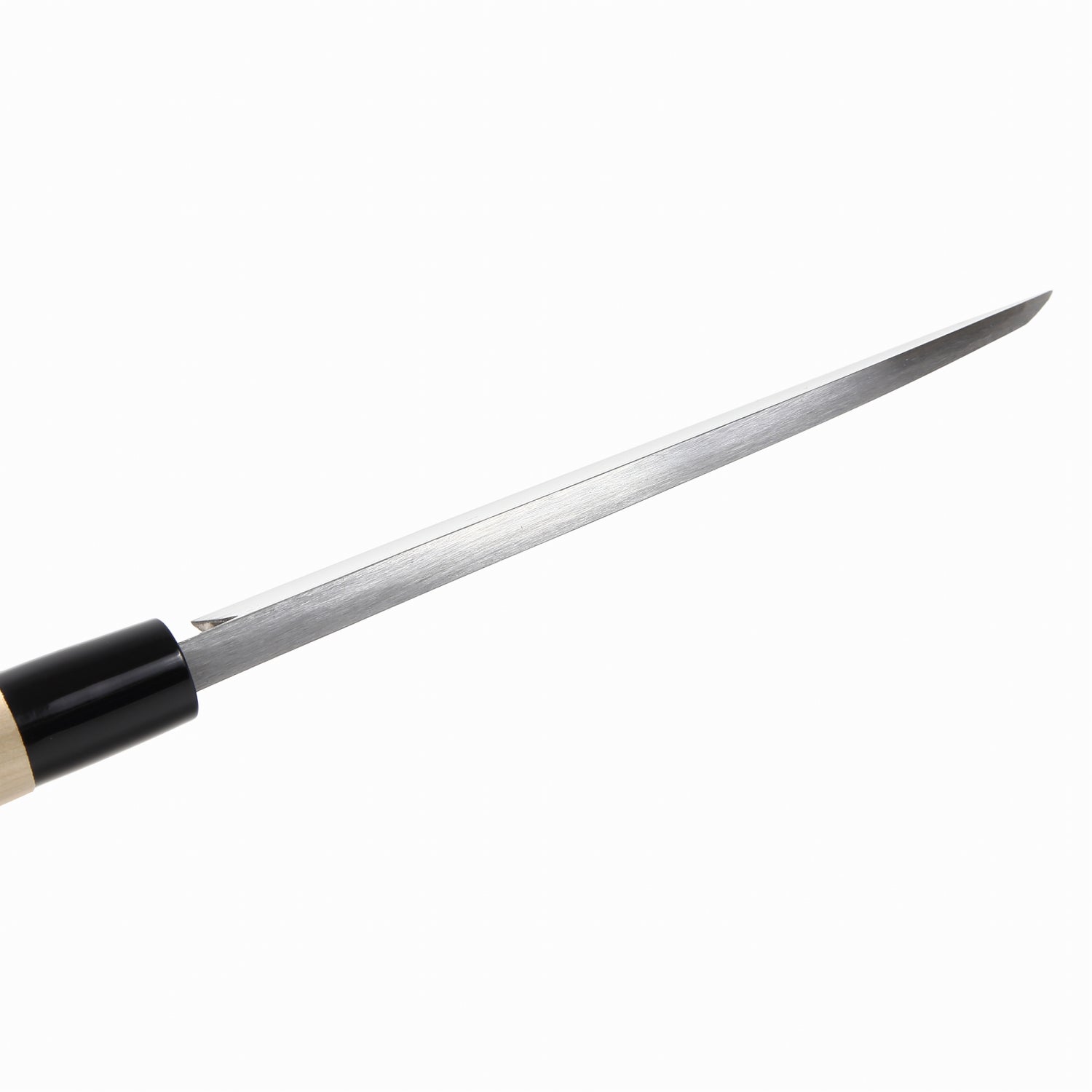 Syosaku Japanese Sushi Fillet Best Sharp Kitchen Chef Knife Kigami(Yellow Steel)-No.2 D-Shape Magnolia Wood Handle, Deba 7-inch (180mm) - Syosaku-Japan