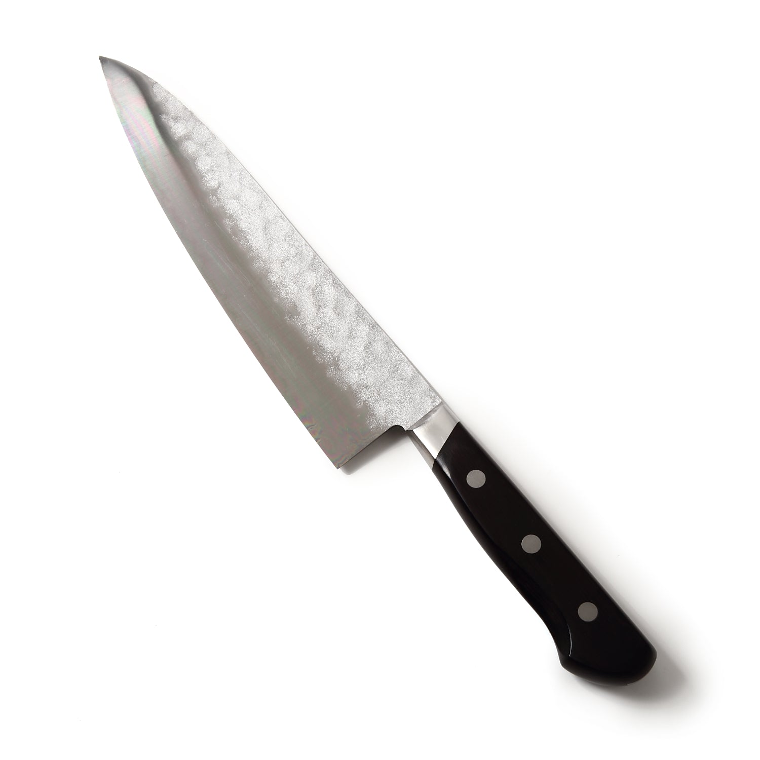 Syosaku Japanese Best Sharp Kitchen Chef Knife Aoko(Blue Steel)-No.2 Black Pakkawood Handle, Gyuto 8-inch (200mm) - Syosaku-Japan