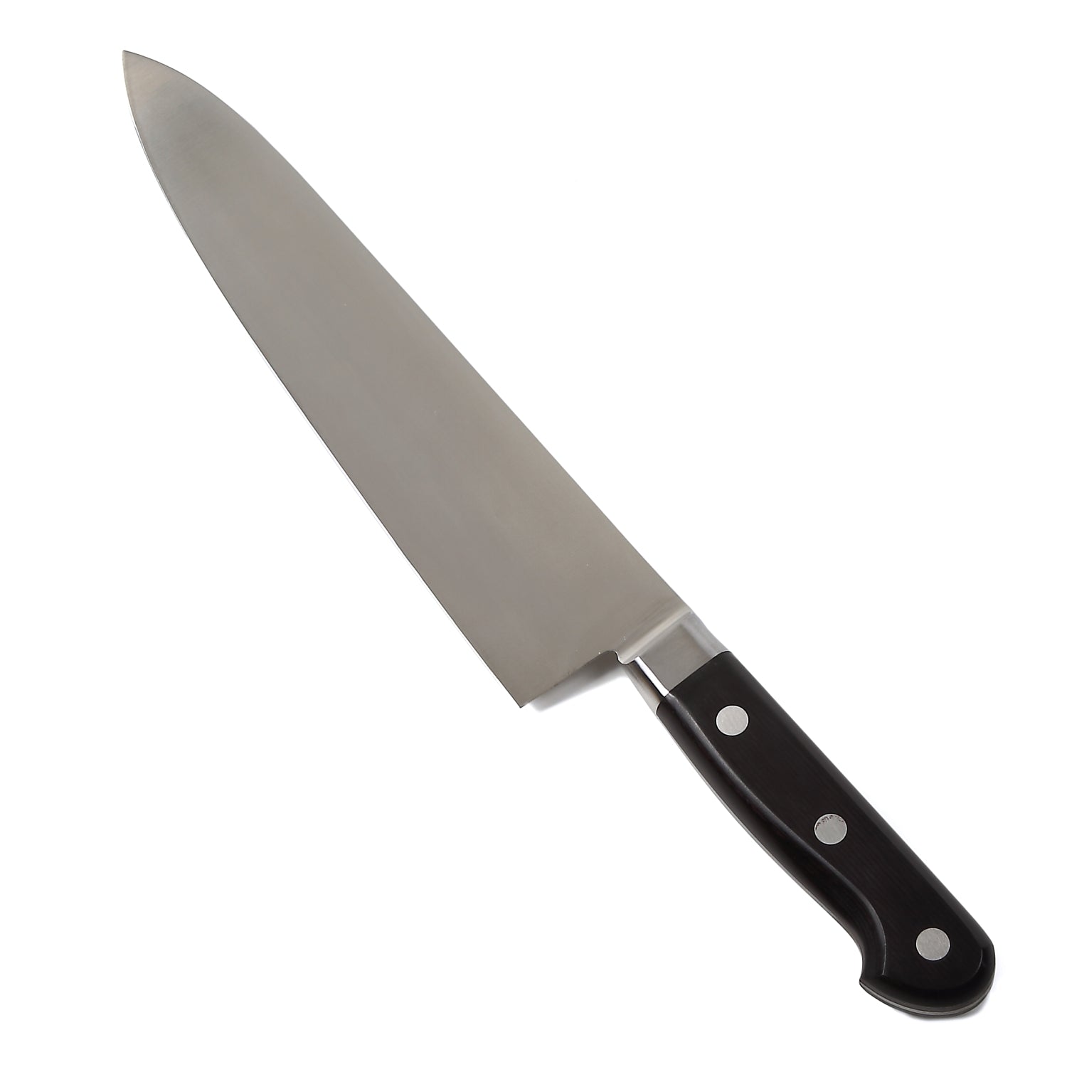 Syosaku Japanese Best Sharp Kitchen Chef Knife INOX AUS-8A Stainless Steel Black Pakkawood Handle, Gyuto 9.5-inch (240mm) - Syosaku-Japan